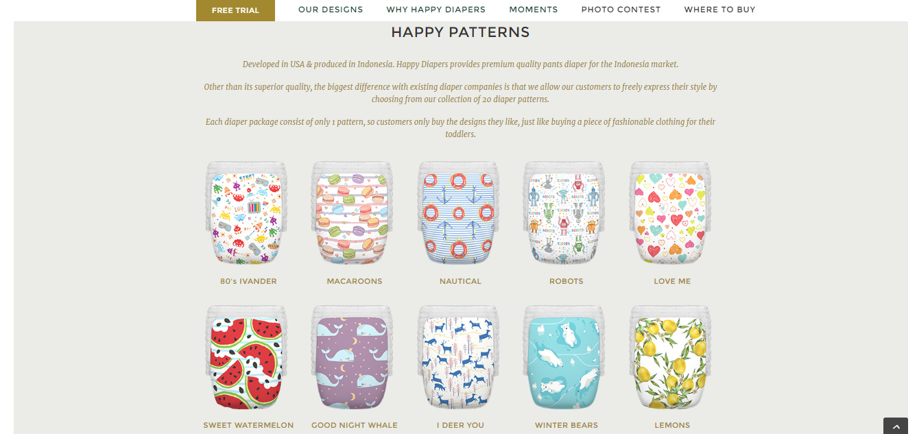 happy patterns happy diapers