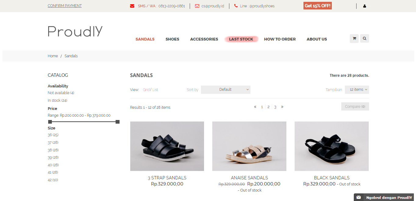 sandal di proudly shoes