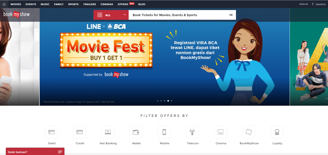 offers bookmyshow