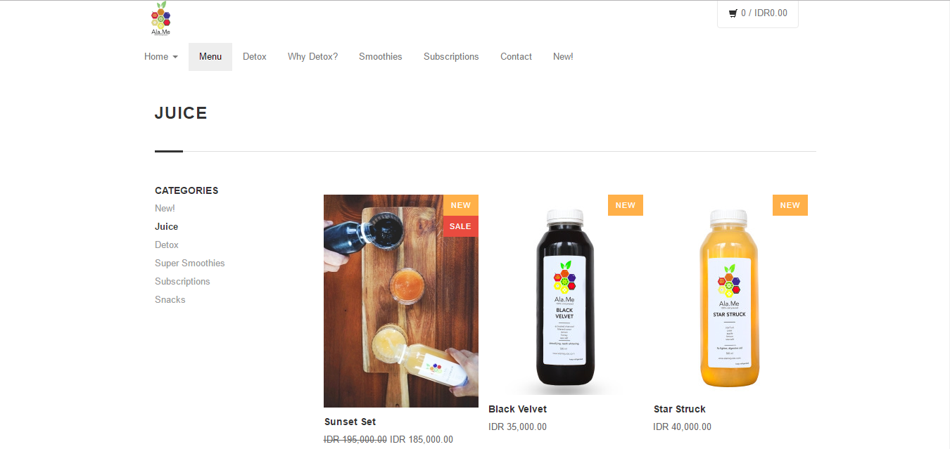 cold pressed juice