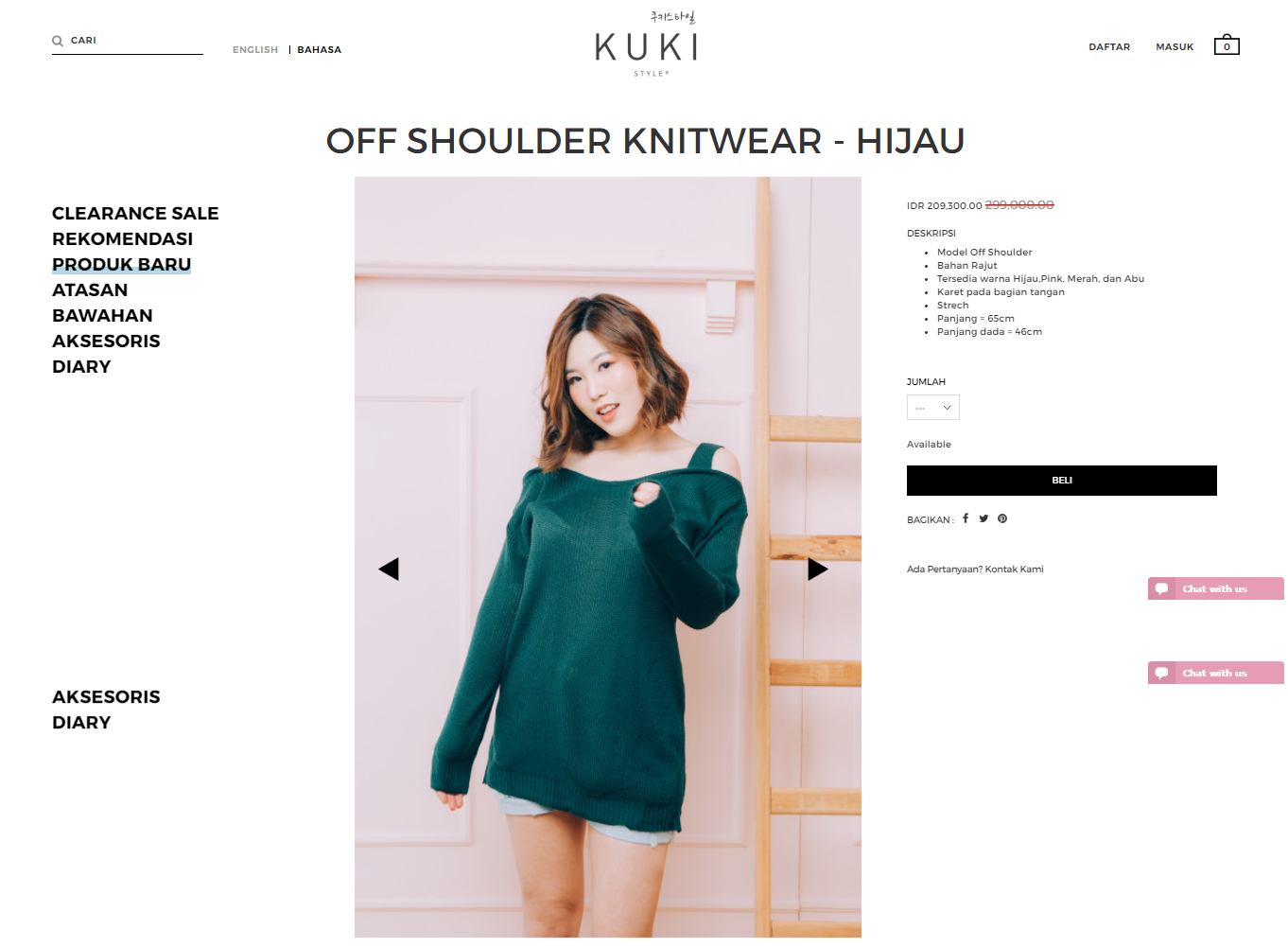 produk baru kuki style