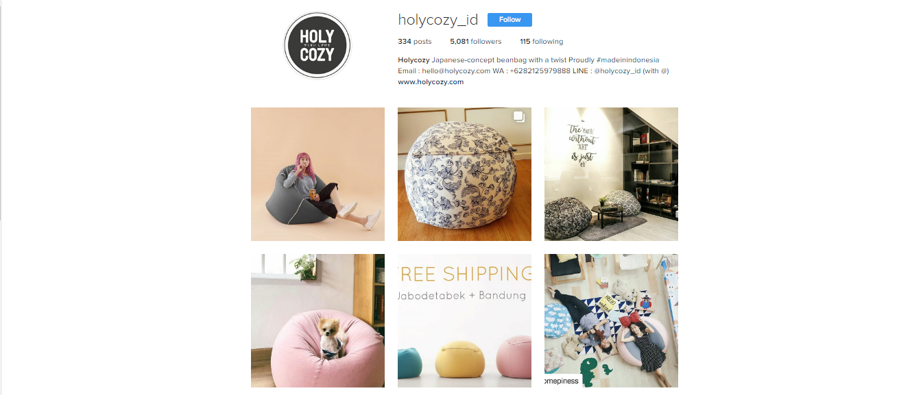 instagram Holycozy