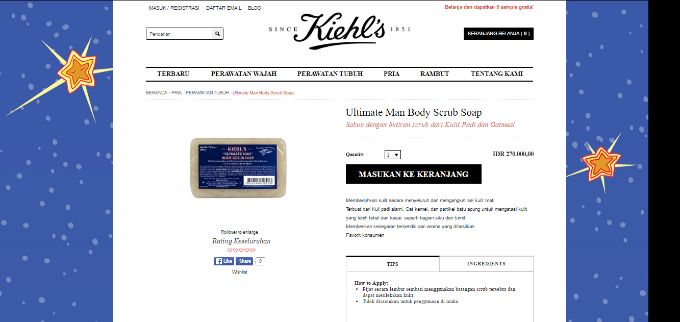 website kiehl's