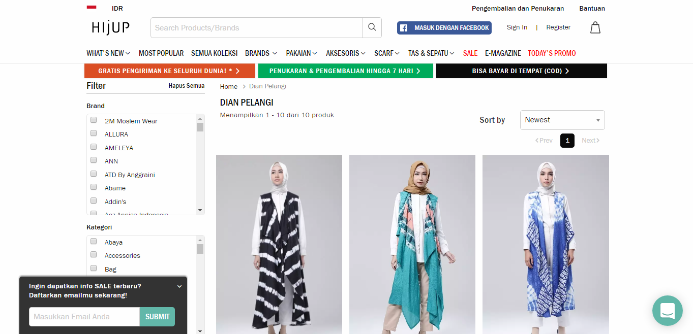 dian pelangi HIJUP