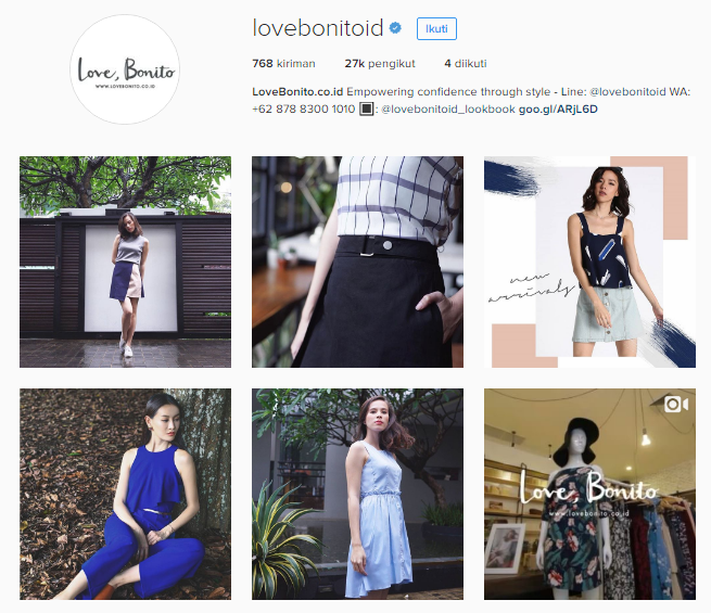 instagram Love Bonito Indonesia