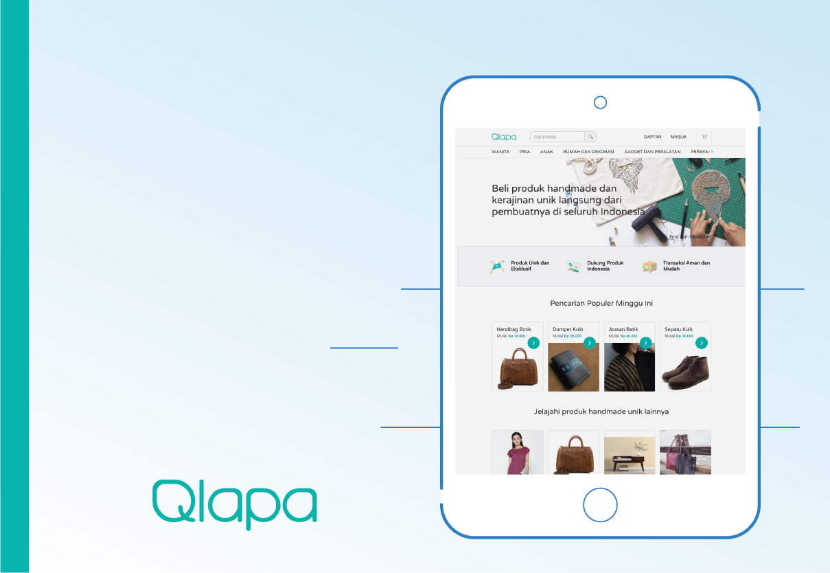 Belanja Produk Kerajinan Lokal Hanya di Qlapa!