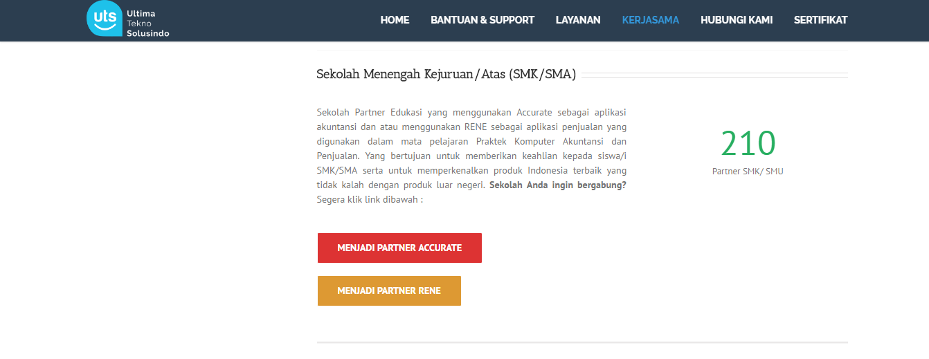 partnership ultima tekno solusindo