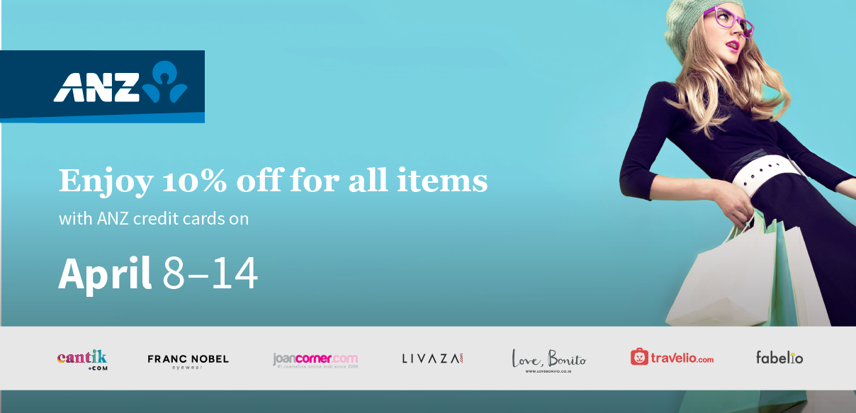 Nikmati Diskon Spesial ANZ Woman's Week pada 8-14 April 2016