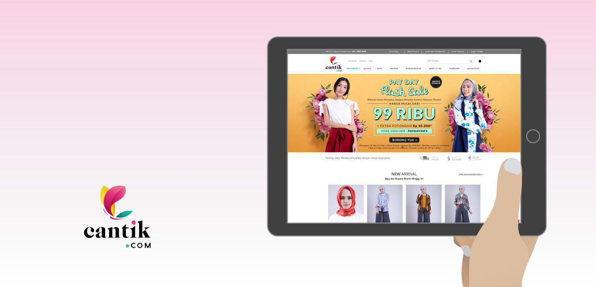 Dapatkan Semua Kebutuhan Fashion dan Kecantikan Anda di Cantik.com