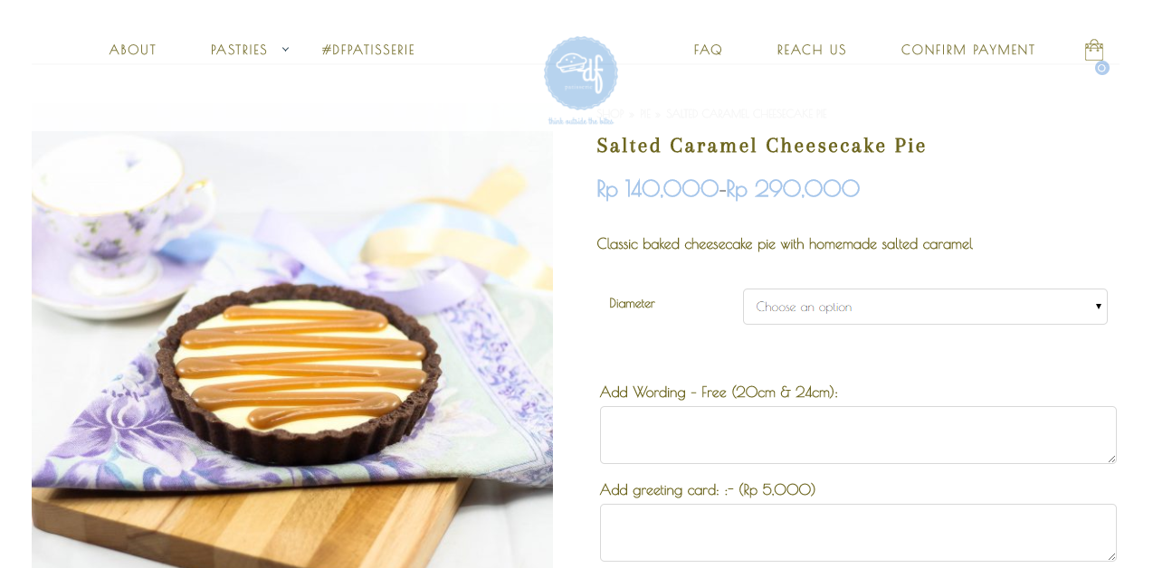 salted caramel cheesecake pie