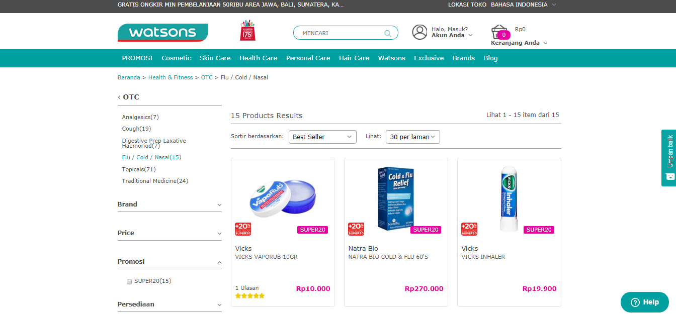 watsons website