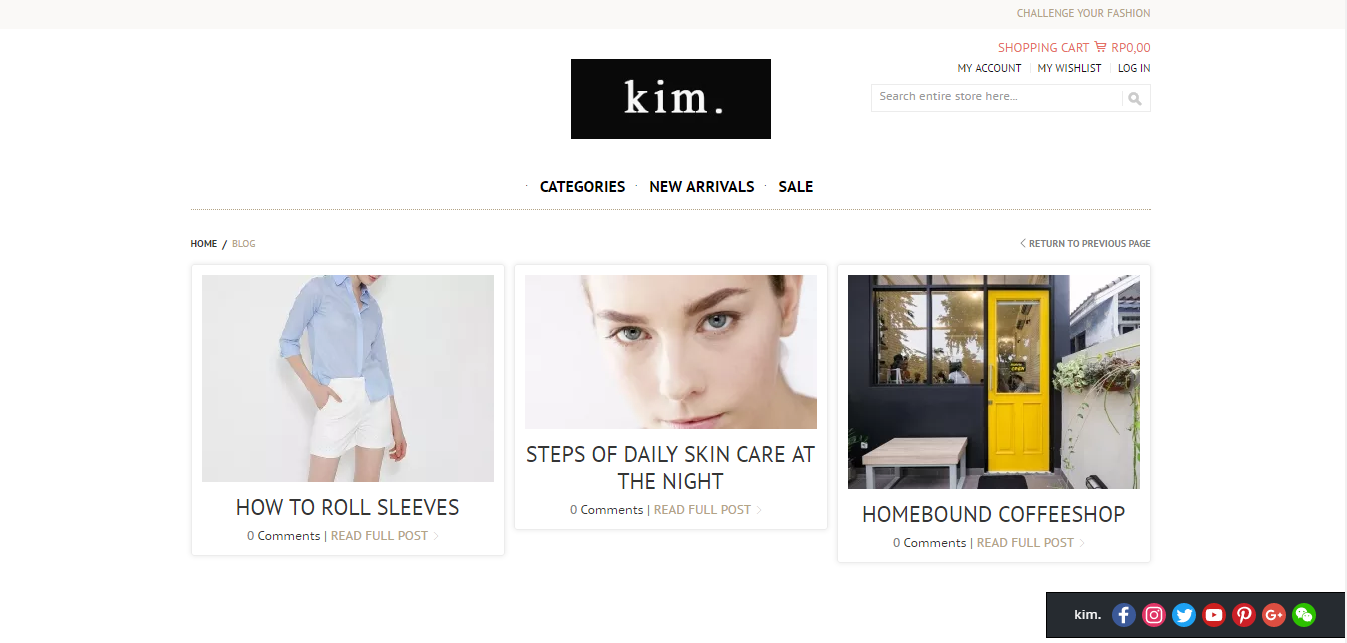 blog kim official