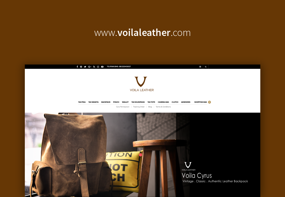 Dapatkan Tas & Aksesoris Kulit Asli di Voila Leather!