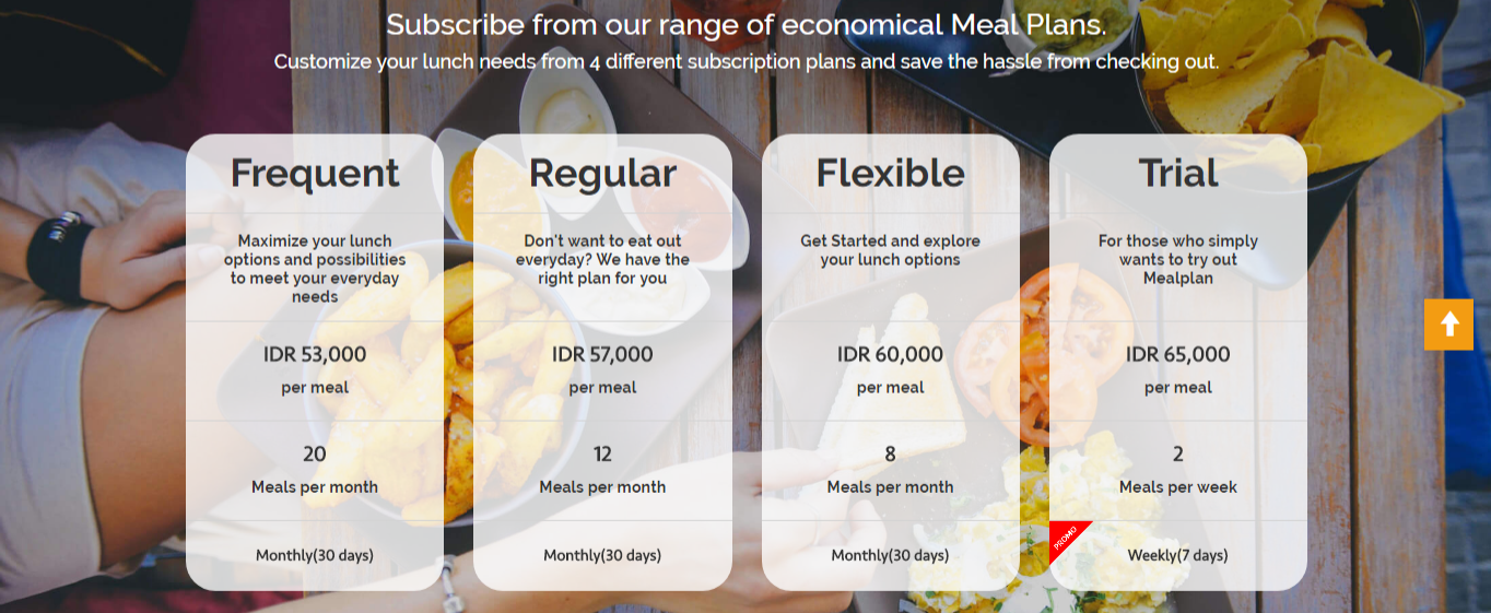 subscribe meal plan