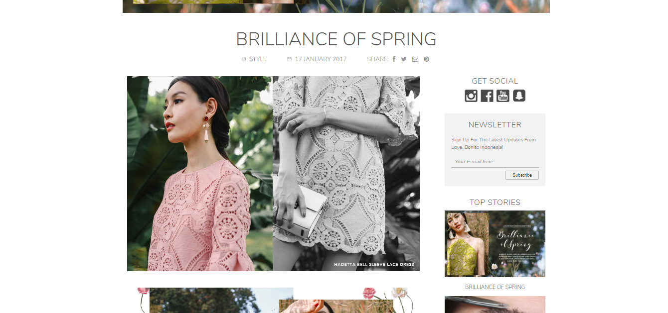 love bonito brilliance of spring