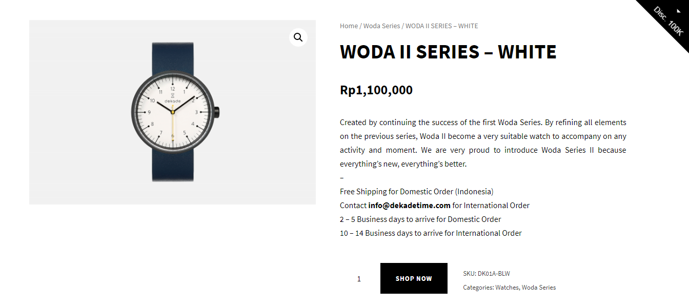 dekade woda series