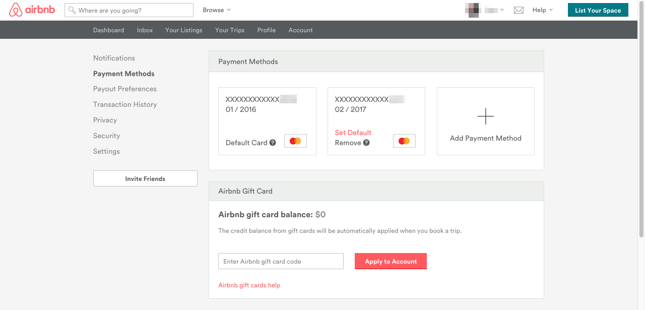 pembayaran airbnb
