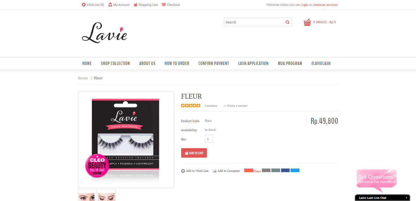 fleur lavie lash