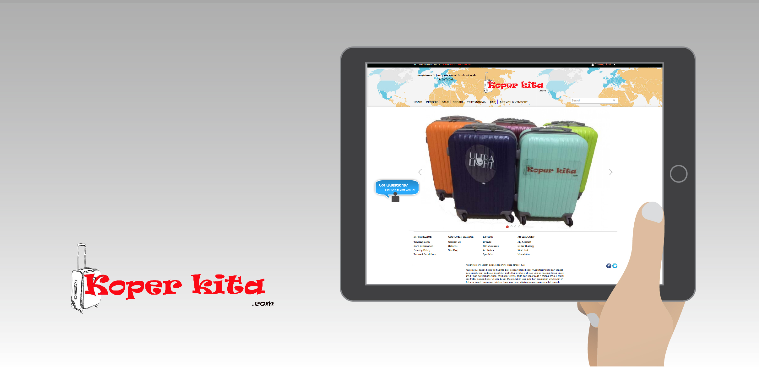 Belanja Semua Kebutuhan Traveling Anda di Koperkita.com