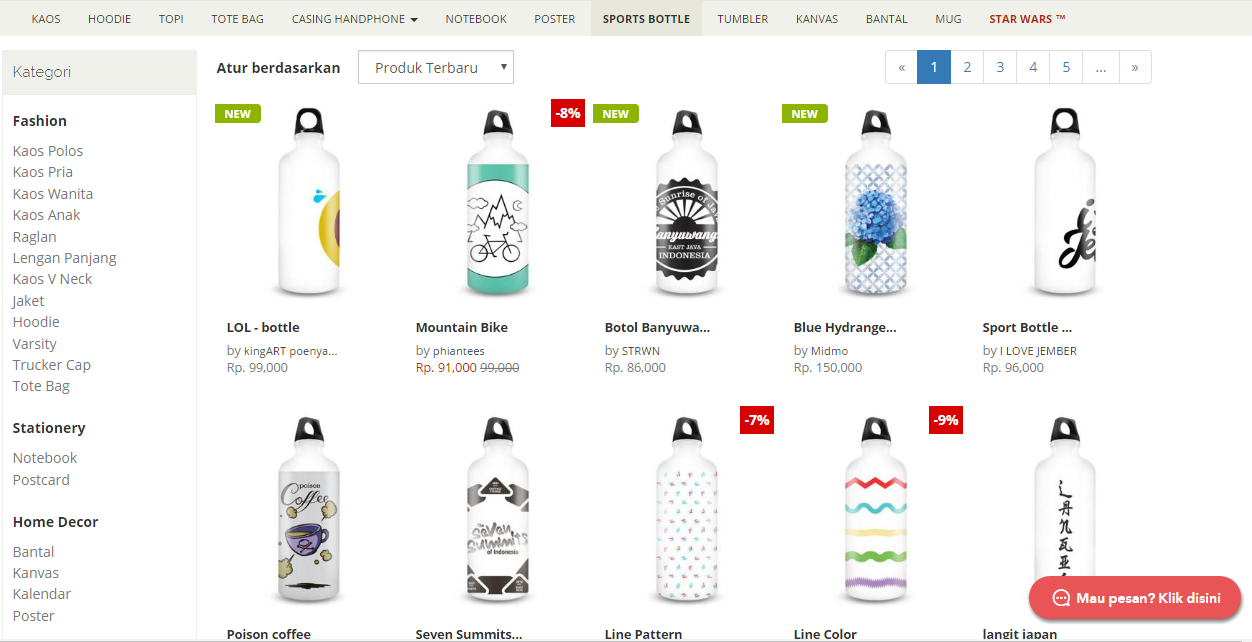 jual tumbler