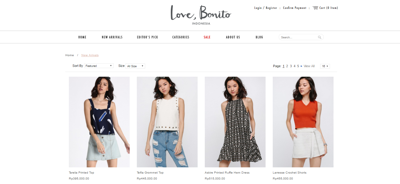 love, bonito new arrival
