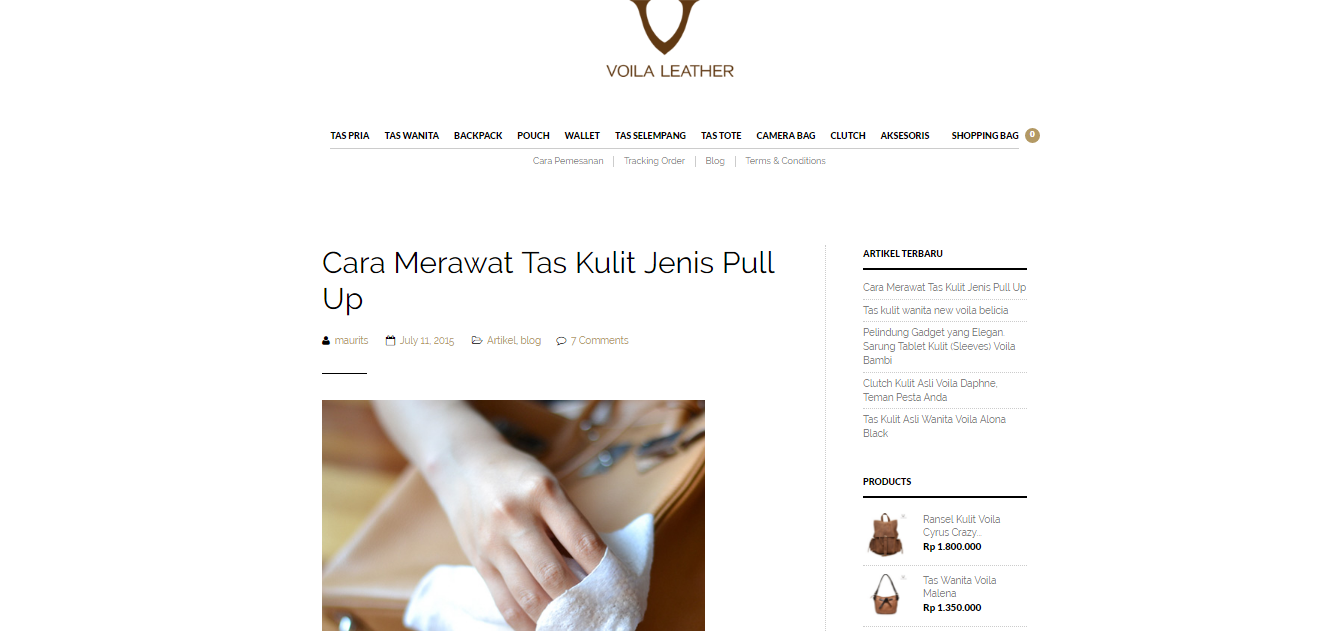 blog voila leather